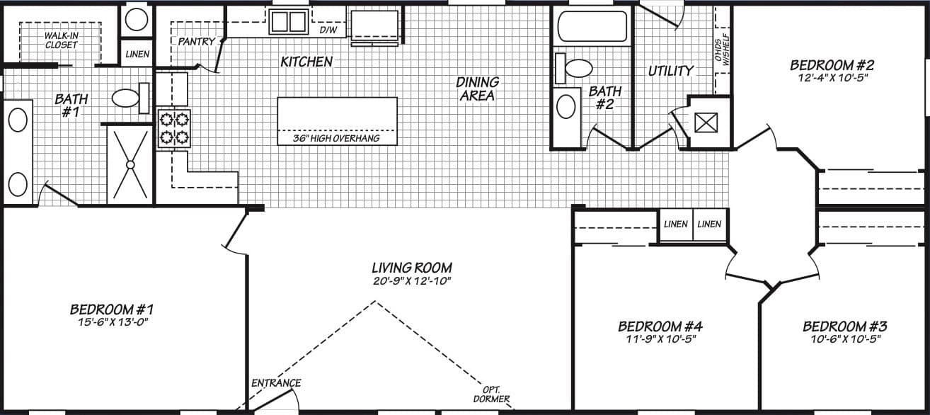 Howard homes coronado 28603f floor plan home features