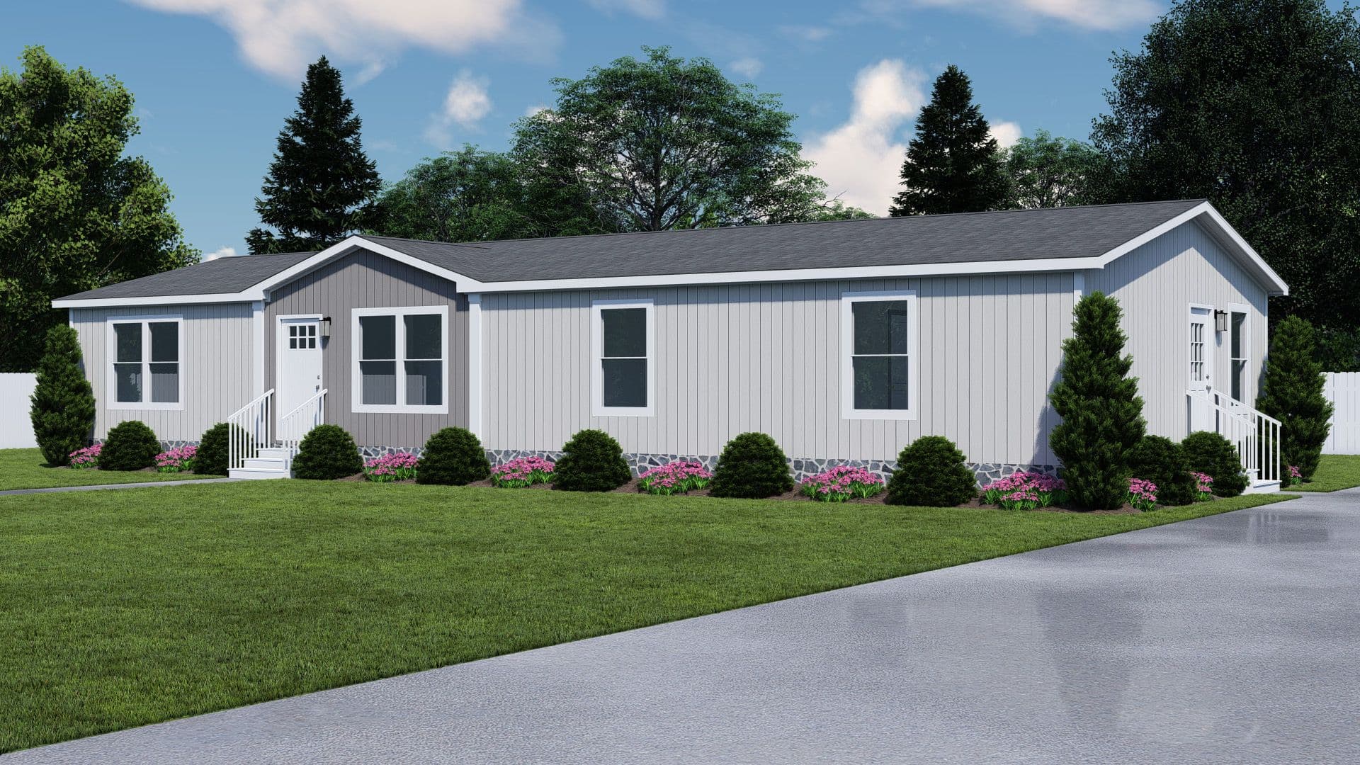 Sequence hero, elevation, and exterior home features