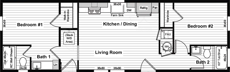 Cars floor plan home features