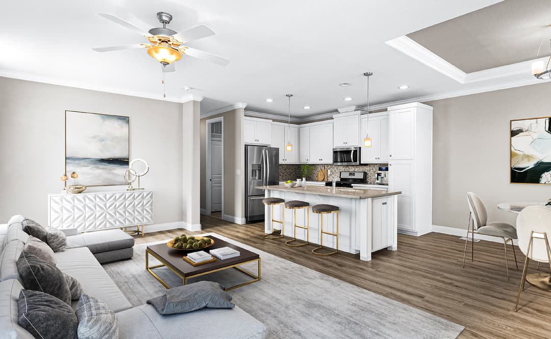 Bradford interior and kitchen home features