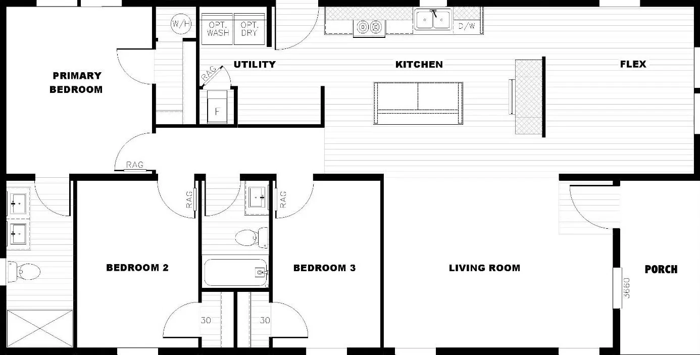 Eagles floor plan home features